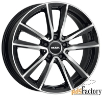 колесный диск mak bremen 7.5x18/5x112 d66.6 et44 black mirror