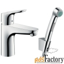 однорычажный смеситель для раковины (умывальника) hansgrohe focus 3192