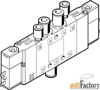 распределитель с электроуправлением festo cpe10-m1bh-5js-qs-6