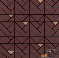 мозаика marazzi eclettica 40x40 eclettica purple mosaico bronze m3j4 4