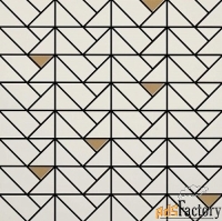 мозаика marazzi eclettica 40x40 eclettica cream bronze m3j8 40x40