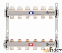 коллектор для отопления без расходомеров stout 1quot; x 3/4quot; еврок