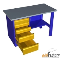 верстак однотумбовый (драйвер) - вп 3/1.4