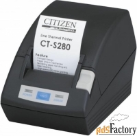 чековый принтер citizen ct-s280, usb, черный (cts280ubebk)