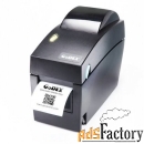 принтер этикеток godex dt2us (термо, rs-232, usb)