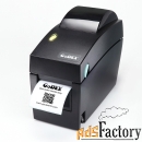 термопринтер godex dt2us, 011-dt2d12-00a