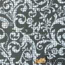 fap fap mosaici dark side damasco black white керамогранит (60 x 60 см