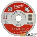 отрезной диск scs41/125x1 - 200шт milwaukee