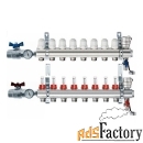 блок коллекторный euros 1quot;x3/4quot; 8 выходов с расходомерами