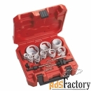 набор биметаллических коронок milwaukee hole dozer holesaw set 9 (15шт