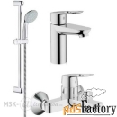 набор для ванной комнаты grohe bauloop 121827