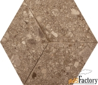 мозаика настенная m0km mystone ceppo di gre beige 3d 29х33.5 marazzi i