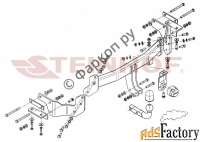 фаркоп steinhof для hyundai santa fe 2012-