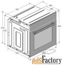 электрический духовой шкаф cata cme 6206 x