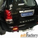 фаркоп baltex для ssangyong rexton ii 2006-2012. (с декор. накладкой) 