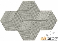 мозаика напольная as5b room pearl mosaico esagono dek 30x35 atlas conc