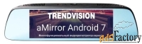 видеорегистратор trendvision amirror 7 android, 2 камеры, gps