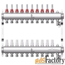 коллекторная группа с расходомерами wester w902 на 10 отводов