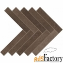 плитка atlas concorde dwell brown leather herringbone a1de 36,2x41,2