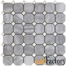 мозаика natural octagon m033-m001-bp мрамор 48x48+15x15 305х305