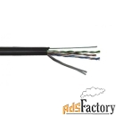 lc3-c5e04-359 itk каб. f/utp кат.5e 4х2х24awg, ldpe трос 1,2мм, 305м ч