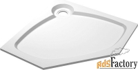 поддон для душа cezares tray p 90 пятиугольный tray-s-p-90-56-w