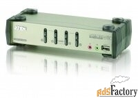 настольный kvm переключатель aten cs1734b / 4-портовый usb, vga kvmp™-