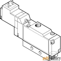 распределитель с электроуправлением festo meh-3/2-1/8-b