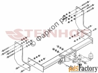 фаркоп steinhof для vw crafter со ступенькой 2006-2016