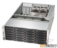 корпус серверный 4u supermicro cse-846be16-r920b 24x3.5quot; hs bays, 