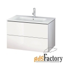 тумба под раковину duravit l-cube lc624102222 белый глянцевый (820х481