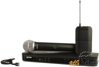 shure blx1288e/mx53 двухканальная радиосистема с оголовьем