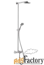 душевая система hansgrohe raindance showerpipe ecosmart 180 27146000