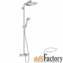 душевая стойка hansgrohe croma select 280 air 1jet showerpipe 26792000