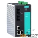 коммутатор ethernet 5 портов moxa eds-505a-mm-st-t