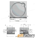 душевая дверь roth hitech line hbn1 80х80х200 с поддоном