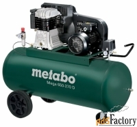 компрессор масляный metabo mega 650-270 d, 270 л, 4 квт