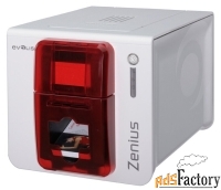 принтер пластиковых карт evolis zenius classic, usb, в комплекте: r5f0