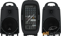 behringer ppa2000bt 8-канальная система звукоусиления 2000 вт, микшер,