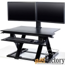 платформа ergotron 33-467-921 workfit-tx standing desk converter, чёрн