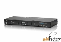 aten cs1768-at-g переключатель, электрон., kvm+audio, 1 user usb+dvi,,