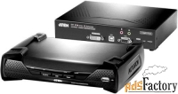 удлинитель aten ke6900r-ax-g kvm usb dvi+audio+rs232, 100 м, при прямо