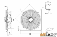 вентилятор осевой ebmpapst w4d450do1011