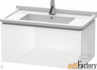 тумба под раковину duravit l-cube 820х408х469 подвесная, 1 ящик, белый