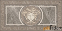 панно versace 2404360 marble rosone grigio 58,5x117,2