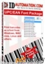 idautomation upc, ean, jan  isbn fonts single developer license арт.