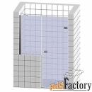 дверь в душевую нишу gutewetter trend door gk-862bpl 95х200 см, петли 