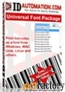 idautomation 2d universal barcode font and encoder advantage single us