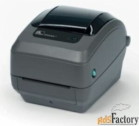 zebra принтер gx430t; 300dpi, usb, serial, ethernet, cutter - liner an