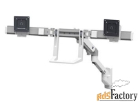 кронштейн ergotron 45-479-216, hx wall dual monitor arm